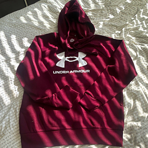 Under armour burgundy pullover - burgundy,