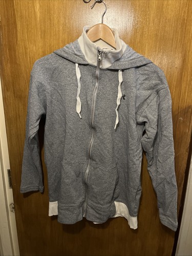 Blue grey under armour hoodie - blue/grey,
