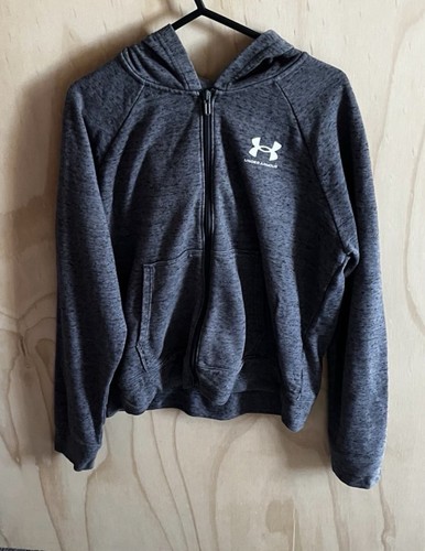 Under armour grey full zip - armour, full-zip