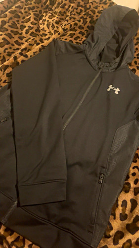 Under armour black full - under, zip