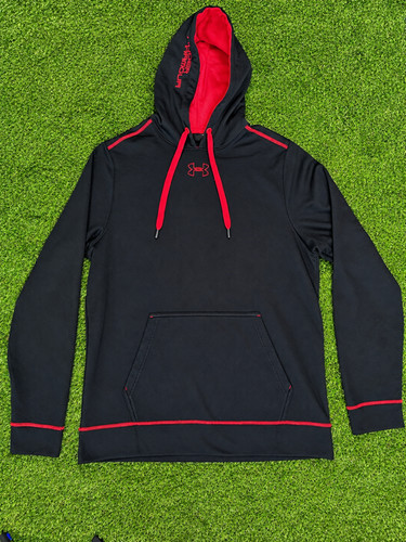 Under armour black red hoodie - under,