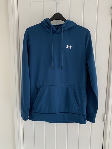 Under armour men teal hoodie - men's,